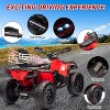 24V Kids Ride On Car,2 Seater Licensed Can-Am Electric ATV Car for Kids,4 Wheeler 4WD Ride On Electric Toy Car,3 Speeds,Leather Seats - 3 of 4