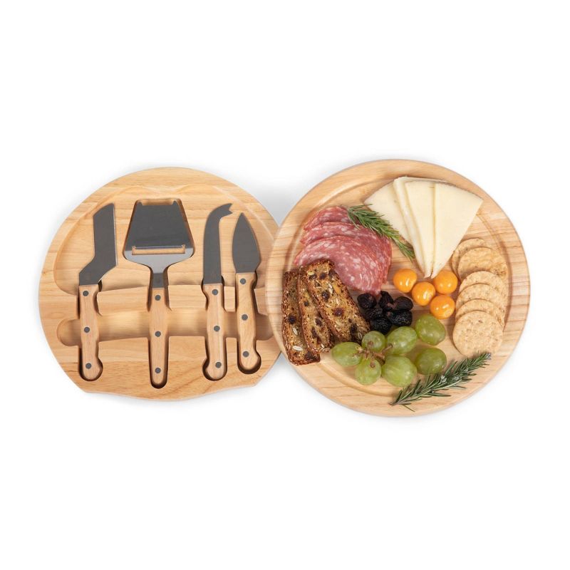NCAA Pittsburgh Panthers Circo Cheese Cutting Board &#38; Tools Set - Brown, 3 of 6