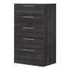 South Shore Versa 5 Drawer Chest Storage Unit Weathered Oak: Particle Board Frame, Meets ASTM Safety Standards - 2 of 4