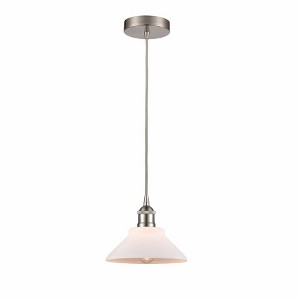 Orwell - 1 Light Cord Hung Mini Pendant In Industrial Style-7.75 Inches Tall and 8.38 Inches Wide - 1 of 1