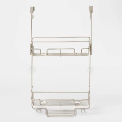 Over The Door Round Wire Shower Caddy Matte Satin - Made By Design™ : Target