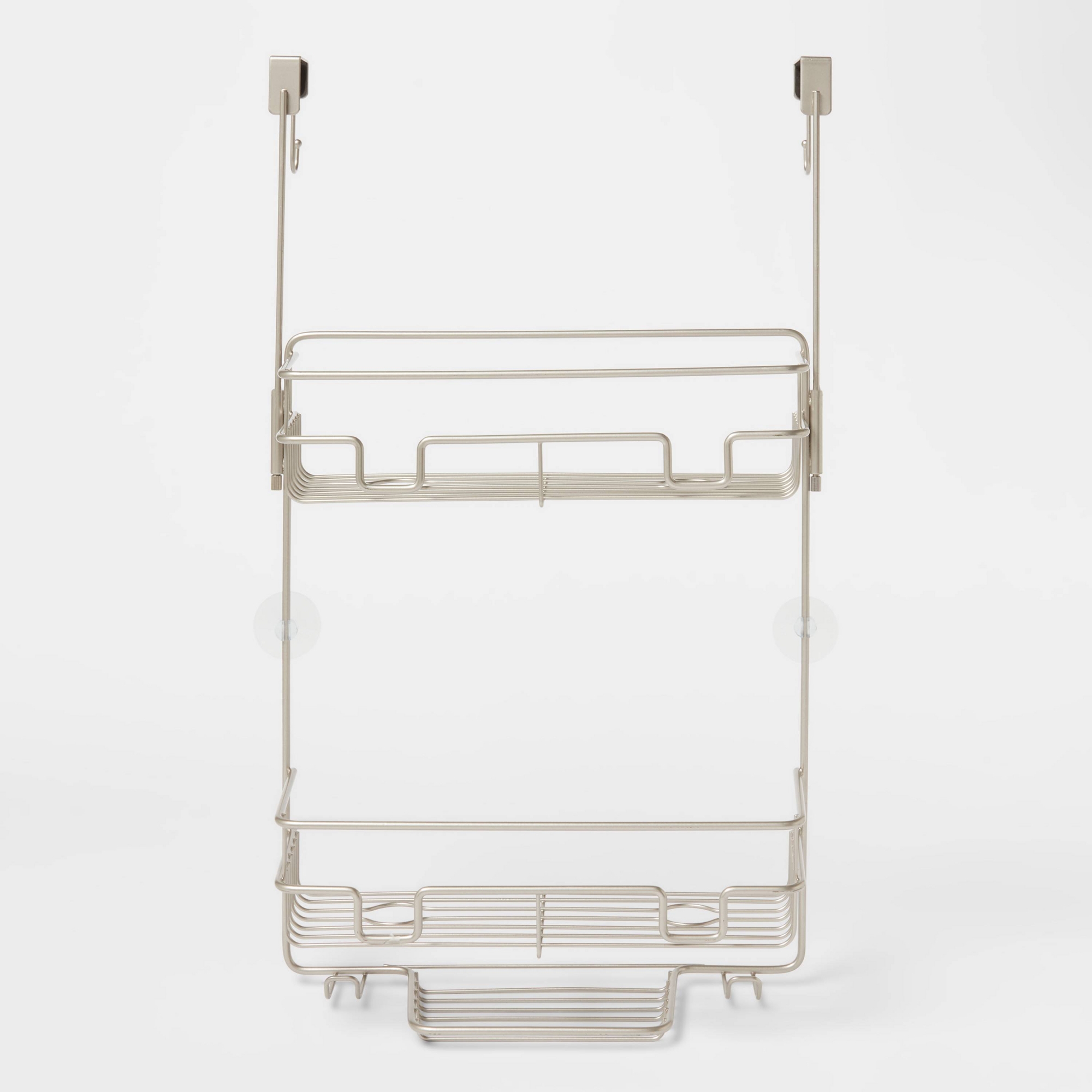Over the Door Round Wire Shower Caddy Matte Satin - Threshold™