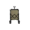 Foldable Steel Wagon Carts With All-Terrain Wheels And Drink Holders,Outdoor Utility Wagon For Camping Shopping Sports Fishing -The Pop Home - 3 of 4