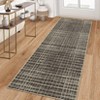 Indoor Modern Washable Geometric Checkered Floor Carpet Soft Non Slip Area Rugs for Home Office - 2 of 4