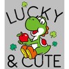 Men's Nintendo Super Mario Yoshi St. Patrick's Lucky and Cute Long Sleeve Shirt - 2 of 4
