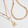 SOHI Women's Gold Everyday Multi-Layer Necklace - 4 of 4