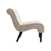 Sapphtopaz Modern Accent Chair, Button Tufted Living Room Chairs with Wooden Legs, Lounge Chair Single Sofa Chair for Living Room, Office - 2 of 4