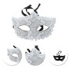 Unique Bargains Pointed Head Dragon-Design Half Face Party Mask 1 Pc - 3 of 4