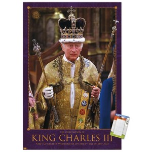 Trends International King Charles III - Coronation Unframed Wall Poster Prints - 1 of 4