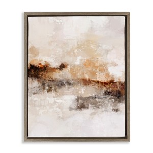 Stupell Industries Beige & Brown Abstract, 17" x 21" - 1 of 4