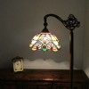 HomeStock Cooper Tiffany-Style 1 Light Reading Floor Lamp 11" Wide - 2 of 3