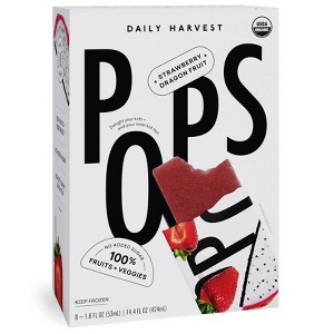 Daily Harvest Frozen Strawberry and Dragon Fruit Smoothie Pop - 14.4 fl oz - 1 of 4