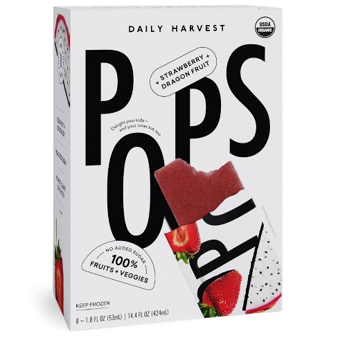 Daily Harvest Frozen Strawberry and Dragon Fruit Smoothie Pop - 14.4 fl oz - image 1 of 4