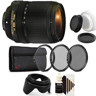 Nikon AF-S DX NIKKOR 18-140mm f/3.5-5.6G ED VR Lens with Accessories For Nikon D3