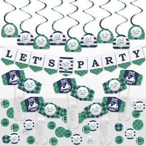 Big Dot of Happiness Par-Tee Time - Golf - Birthday or Retirement Party Supplies Decoration Kit - Decor Galore Party Pack - 51 Pieces - 1 of 4