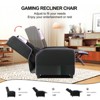 GTRACING Gaming Recliner Chair for Living Room, Racing Style Single PU Leather Gaming Sofa for Adults, Modern Home Theater Seating - 4 of 4