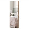 SONGMICS Jewelry Storage Cabinet Jewelry Armoire Organizer with LED Lights Wall-Mounted with Full-Length Frameless Mirror - 2 of 4