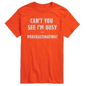 Men's - Instant Message - Funny Busy Procrastinating Short Sleeve Graphic T-Shirt - 1 of 4