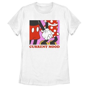 Women's Mickey & Friends Valentine's Day Current Mood T-Shirt - 1 of 4