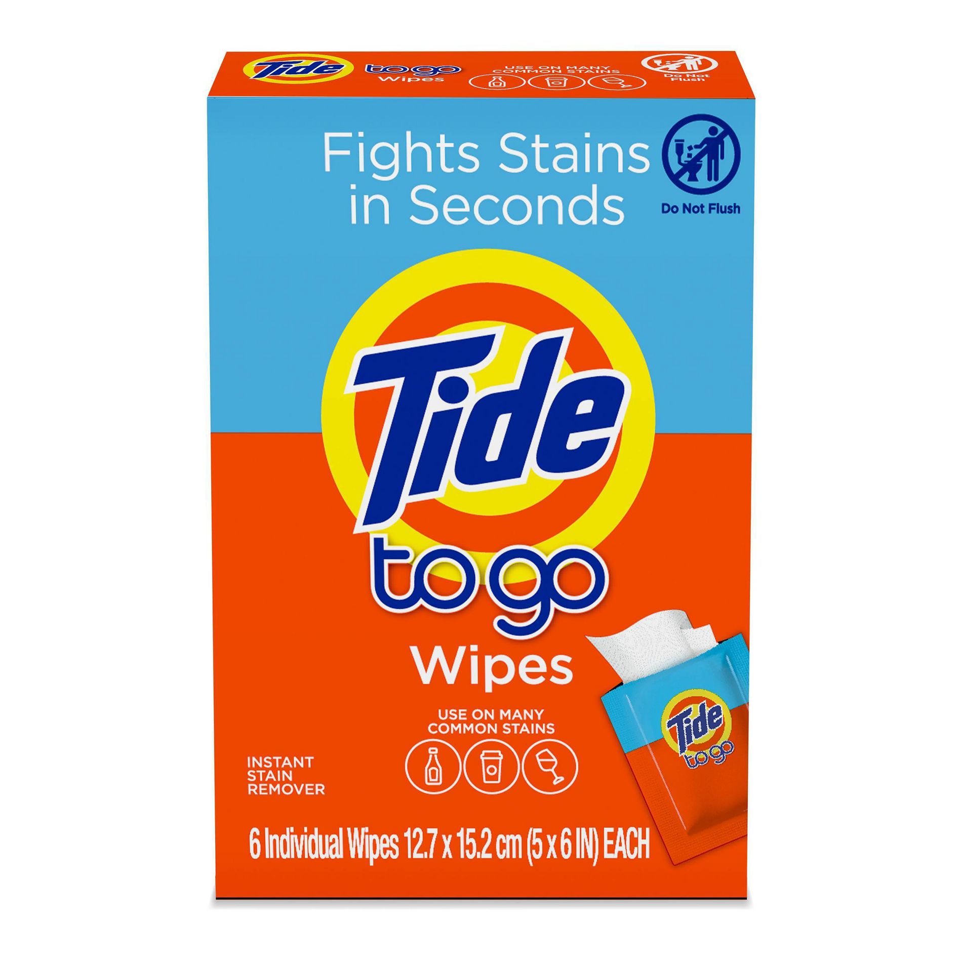 Tide Stain Remover Wipes - 6ct
