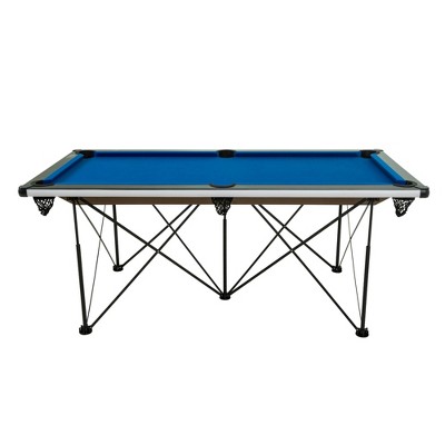 Homcom 55'' Portable Folding Billiards Table Game Pool Table For Whole  Family Number Use With Cues, Ball, Rack, Brush, Chalk : Target