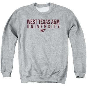 West Texas A&M University Official Stacked Adult Crewneck Sweatshirt - 1 of 4
