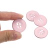Unique Bargains Resin Craft DIY Round Flat 4-Hole Replacement Sewing Buttons 10 Pcs - 4 of 4