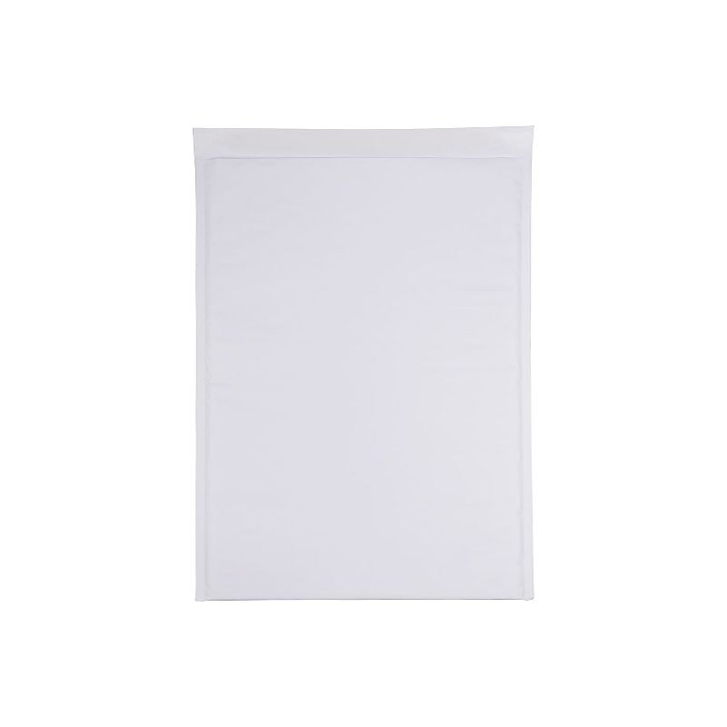 JAM Paper Bubble Lite Padded Mailers Size 6 12 1/2 x 17 1/2 White Kraft 15792H, 3 of 6
