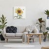 Stupell Industries Cheerful Sunflower Buzzing Bee Canvas Wall Art - 2 of 3