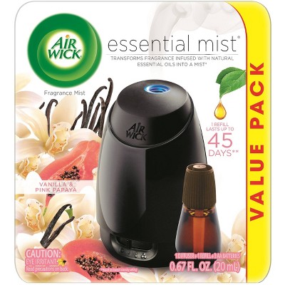 Air Wick Essential Mist Starter Kit - Vanilla and Pink Papaya - 0.67 fl oz