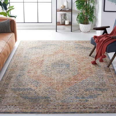 Safavieh Classic Square Blue Synthetic Easy Care Area Rug