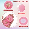 Unique Bargains Rhinestone Pearl Chiffon Flower for DIY Craft Wedding Party 15 Pcs - 3 of 4