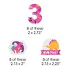 Big Dot of Happiness 3rd Birthday Roar Dinosaur Girl - DIY Shaped Three Rex Dino Third Birthday Party Cut-Outs - 24 Count - 2 of 4