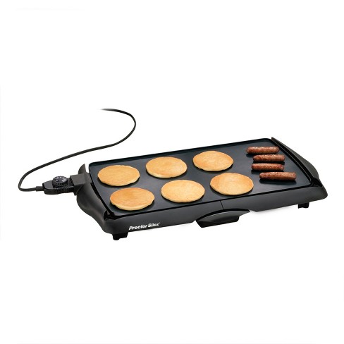Electric Griddle with Removable Temperature Probe, Indoor Grill, Pancake  Griddle, Black 