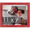 PosterPalooza | Photo Size Shabby Chic Red Picture Frame - UV Acrylic, Foam Board Backing, Hanging Hardware - 2 of 4