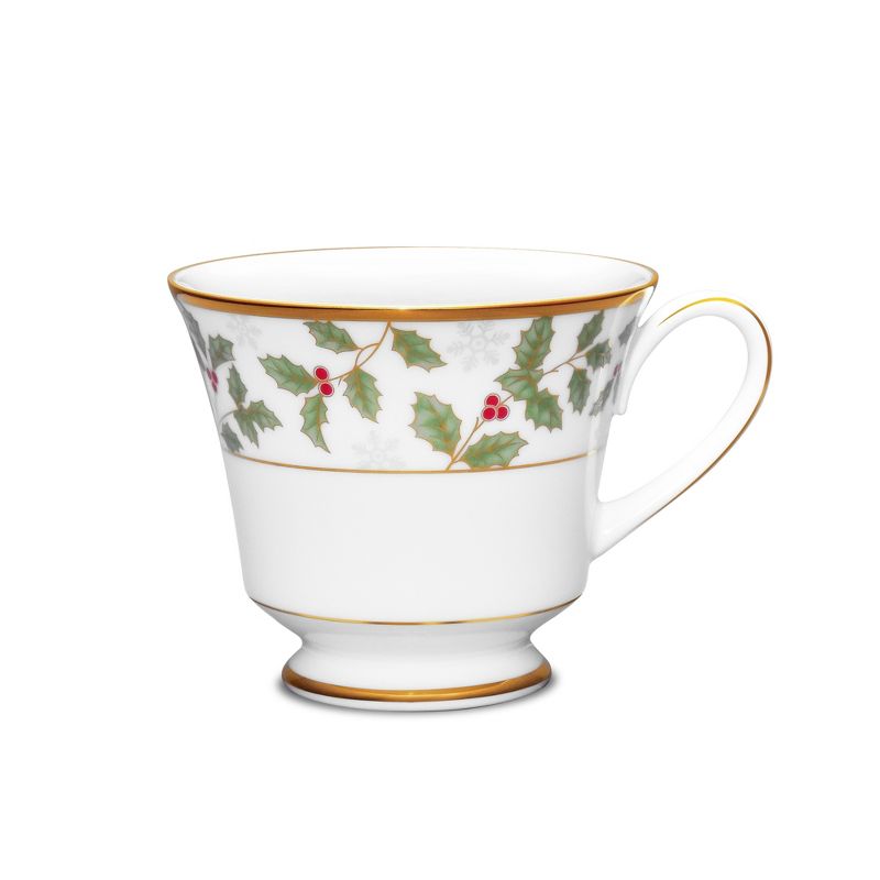 Noritake Holly and Berry Gold Cup, 1 of 3