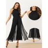 INSPIRE CHIC Women's Sleeveless Halter Neck Elegant Wedding Cocktail Dressy Jumpsuits - 2 of 4