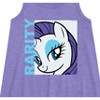 Girls' - My Little Pony - Rarity Graphic Sleeveless Aline Dress - 2 of 3
