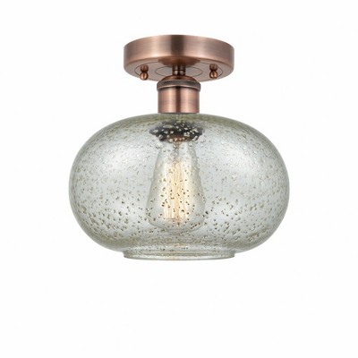 Gorham - 1 Light Semi-Flush Mount In Industrial Style-10.75 Inches Tall and 9.5 Inches Wide