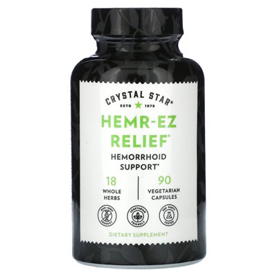 Crystal Star Hemr-Ez Relief, 90 Vegetarian Capsules