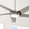 60" Minka Aire Modern Indoor Ceiling Fan with LED Light Remote Control Brushed Nickel Opal Glass for Living Room Kitchen Bedroom - 2 of 4