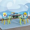 Delta Children Baby Shark Kids Table and 2 Chairs with Storage - 2 of 4