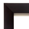 20" x 54" Non-Beveled Portico Espresso Wood on The Door Mirror - Amanti Art: Over Door, Full Body, Long Rectangle Mirror - 3 of 4