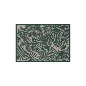 World Rug Gallery Contemporary Palm Leaf Textured Flat Weave Indoor/Outdoor Area Rug - 1 of 4