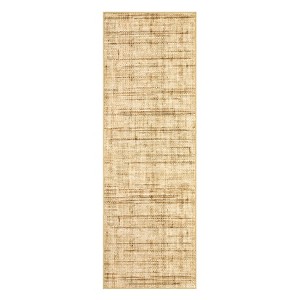 Washable Modern Abstract Rug Non Slip Low Pile Rug Soft Contemporary Throw Floor Cover Foldable Indoor Carpet for Living Room Bedroom - 1 of 4