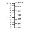 Unique Bargains Measuring Cup Including ML Scale Ounce Scale Stainless Steel Graduated Beaker with Handle for Lab Kitchen liquids - 4 of 4