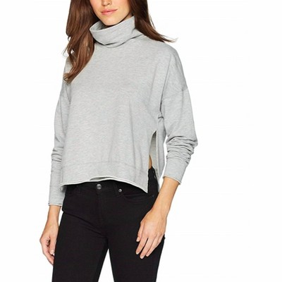 Women's Brushed Italian Loose Short Sweatshirt - three dots