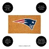 EvergreenNFLNew England Patriots Logo Natural Coir 28 x 16 Inches Indoor Outdoor Doormat - 4 of 4