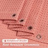 LunaLulinlk Luxury Waffle Weave Shower Curtain, Coral Pink - 2 of 4