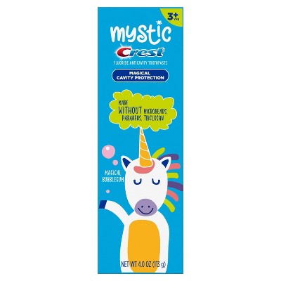 MYSTIC by Crest Kid's Toothpaste with Fluoride Magical Bubblegum Flavor - 4.0oz